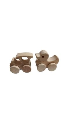 Neemtoys Pack of 2 Beautiful Neem Wooden Wheel Toys, Train & Duck Shapes Toddlers, Enjoy The Benefits, Vehicle Pull Along Toddlers Toy for Babies (Brown) Neemtoys Pack of 2 Beautiful Neem Wooden Wheel Toys, Train & Duck Shapes Toddlers, Enjoy The Benefits, Vehicle Pull Along Toddlers Toy for Babies (Brown)
