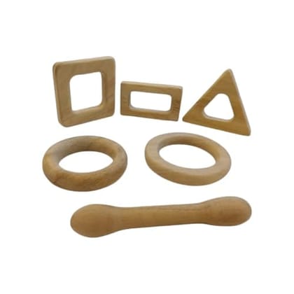 Neemtoys Pack of 6 Neem Wooden Teethers For Babies Learn While Teething Squar, Round, Triangle, Rectangular Round, Circle And Cyclender Teethers of Math Symbols Natural And Safe with Multiple Textured Surface Shapes Teether, Teething Toy for Kids (Brown) Neemtoys Pack of 6 Neem Wooden Teethers For Babies Learn While Teething Squar, Round, Triangle, Rectangular Round, Circle And Cyclender Teethers of Math Symbols Natural And Safe with Multiple Textured Surface Shapes Teether, Teething Toy for Kids (Brown)