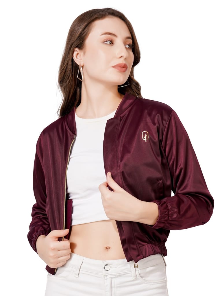 Stylish Women Women Solid Casual Jacket (Wine) 2025 at ShopCircuit | ONDC Stylish Women Women Solid Casual Jacket (Wine) 2025 at ShopCircuit | ONDC