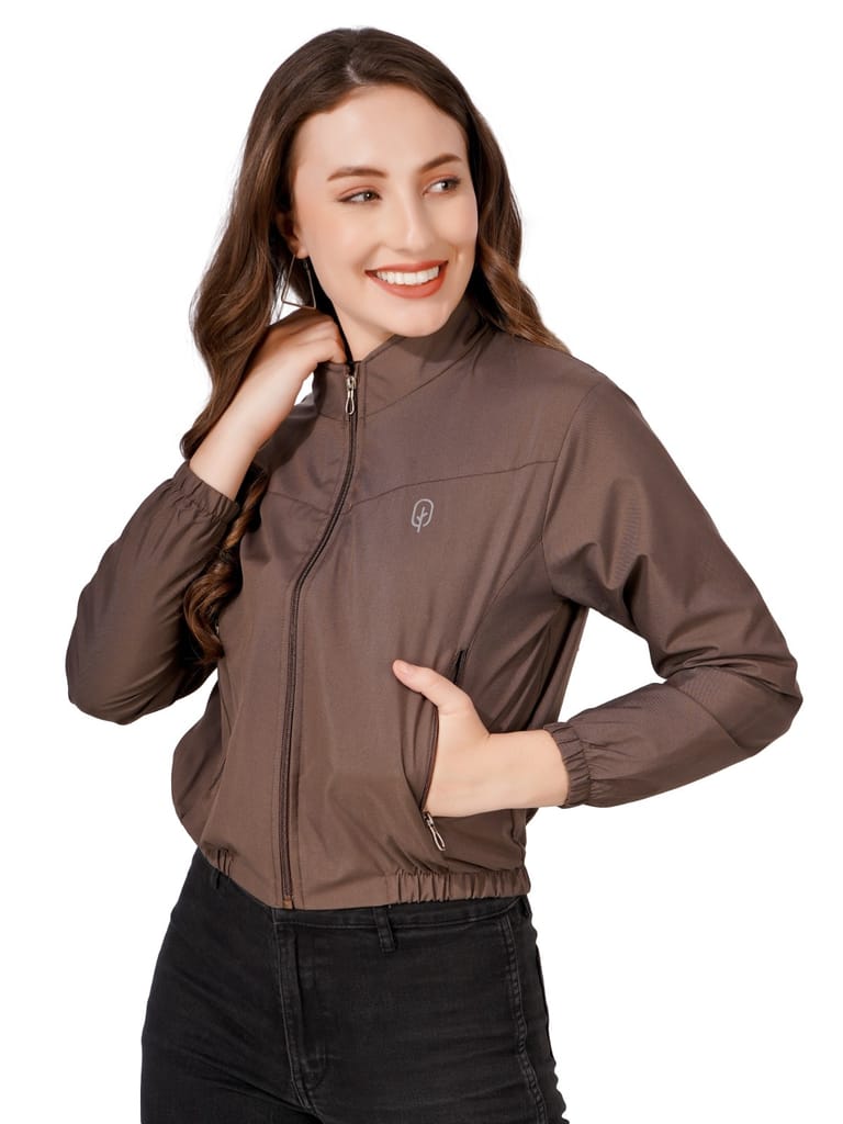 Sophisticated Women Women Solid Winter Crop Jecket (Brown) 2025 at ShopCircuit | ONDC Sophisticated Women Women Solid Winter Crop Jecket (Brown) 2025 at ShopCircuit | ONDC