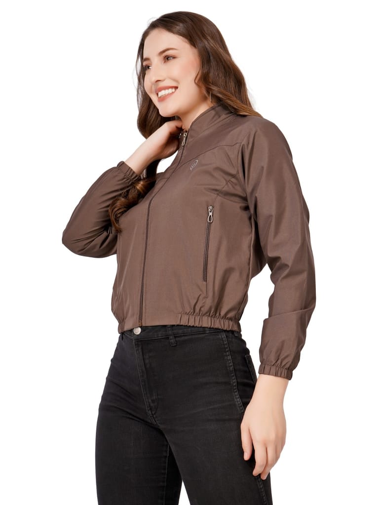 Sophisticated Women Women Solid Winter Crop Jecket (Brown) 2025 at ShopCircuit | ONDC Sophisticated Women Women Solid Winter Crop Jecket (Brown) 2025 at ShopCircuit | ONDC