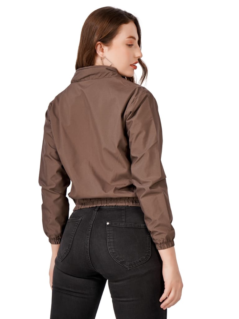 Sophisticated Women Women Solid Winter Crop Jecket (Brown) 2025 at ShopCircuit | ONDC Sophisticated Women Women Solid Winter Crop Jecket (Brown) 2025 at ShopCircuit | ONDC