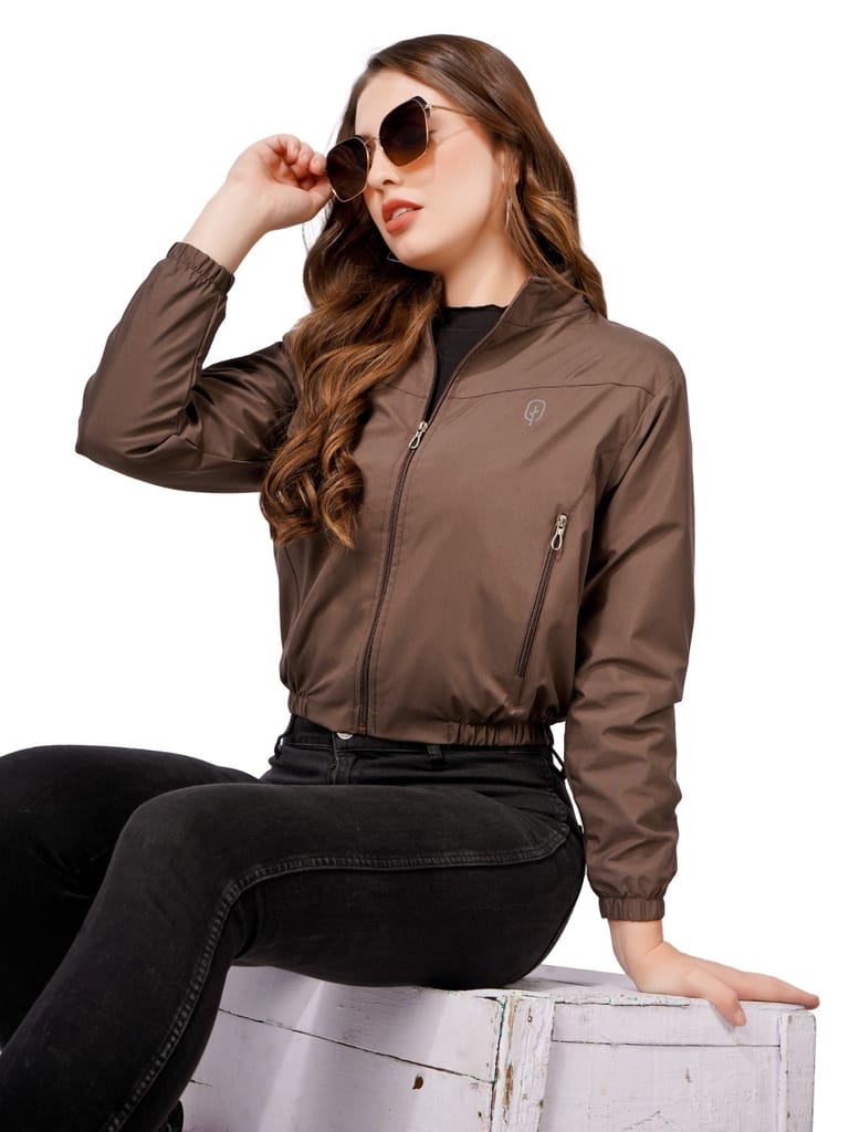 Sophisticated Women Women Solid Winter Crop Jecket (Brown) 2025 at ShopCircuit | ONDC Sophisticated Women Women Solid Winter Crop Jecket (Brown) 2025 at ShopCircuit | ONDC