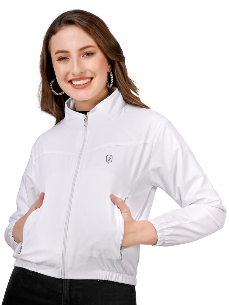 Latest Women Women Solid Winter Crop Jecket (White) 2025 at ShopCircuit | ONDC Latest Women Women Solid Winter Crop Jecket (White) 2025 at ShopCircuit | ONDC