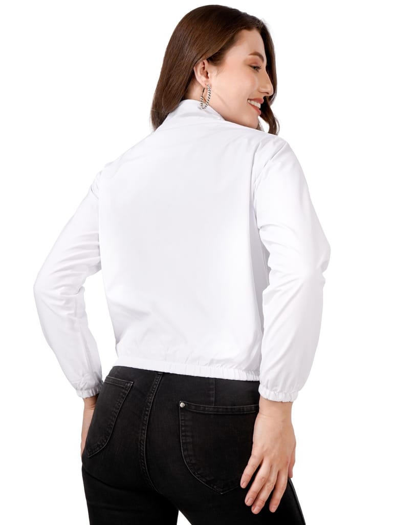 Latest Women Women Solid Winter Crop Jecket (White) 2025 at ShopCircuit | ONDC Latest Women Women Solid Winter Crop Jecket (White) 2025 at ShopCircuit | ONDC