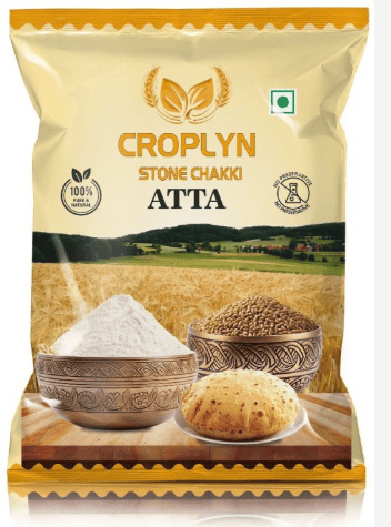 Croplyn Stone Chakki Atta – 100% Natural, Pure & Fresh | 5 kg
