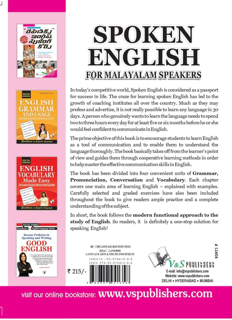 Spoken English For Malayalam Speakers