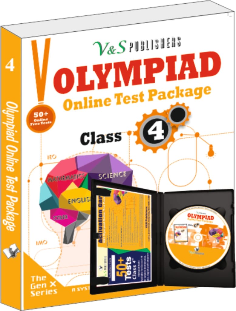Olympiad Online Test Package Class 4 (Free CD With Activation Voucher)