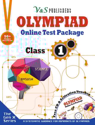 Olympiad Online Test Package Class 1 (Free CD With Activation Voucher)