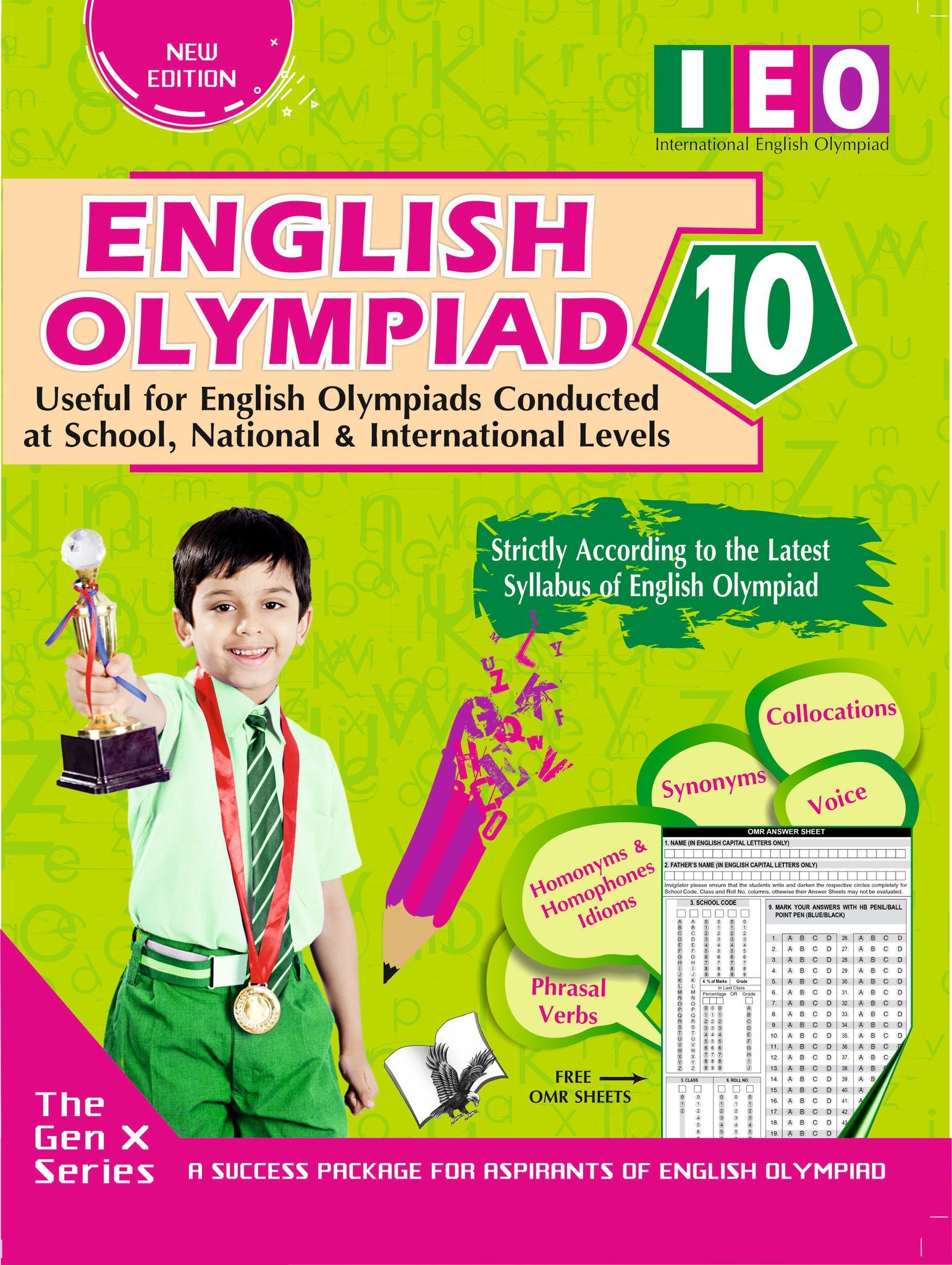 International English Olympiad - Class 10 (With OMR Sheets)