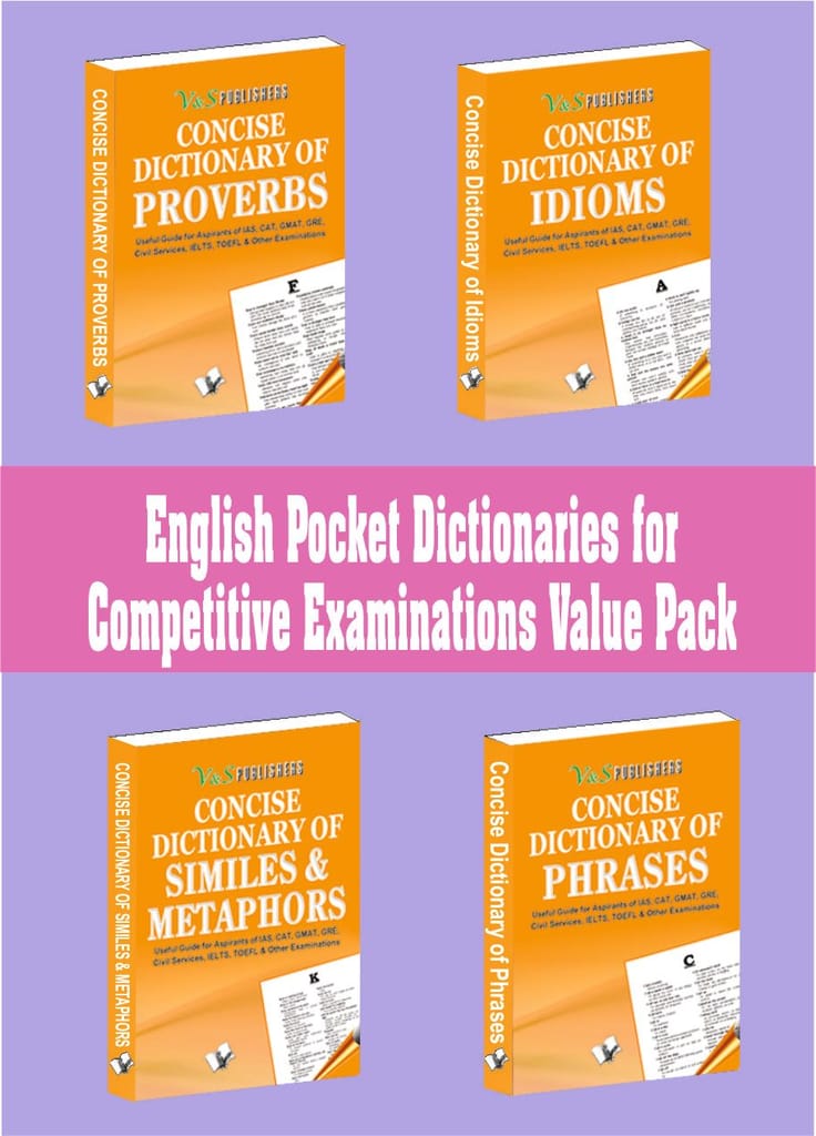 English Pocket Dictionaries For Competitive Examinations Value Pack