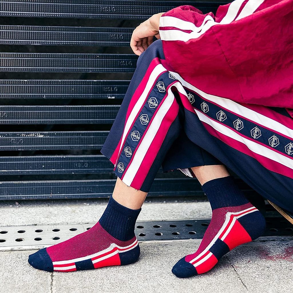 Sockscarving Pack of 5 Ankle Length Socks, Basik Edition, Made With Durable & Breathable Cotton, Free Size, Suitable for all Season, Soft & Breathable, Daily Use