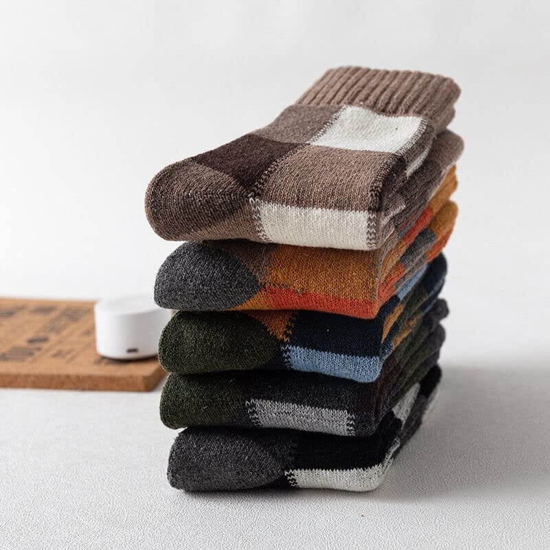 Sockscarving Pack of 5 Ankle Length Socks, Checkmate Edition, Made With Durable & Breathable Cotton, Free Size, Suitable for all Season, Soft & Breathable, Daily Use