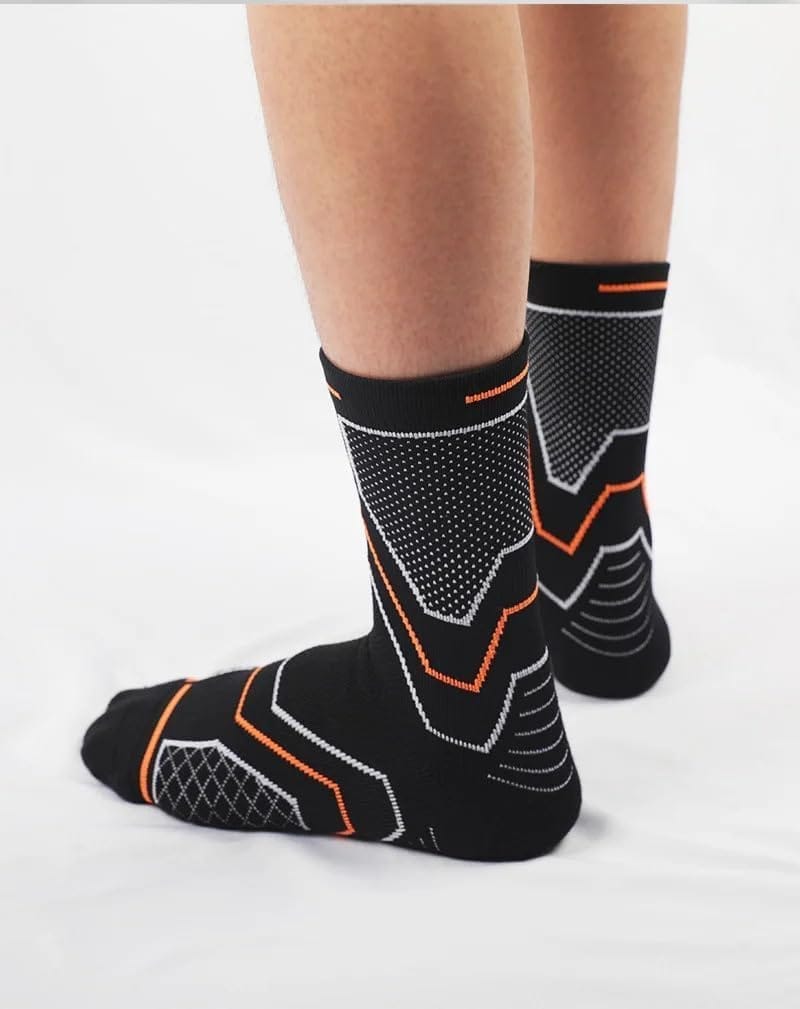 Sockscarving Pack of 6 Colorstride Edition Crew Socks Breathable, Anti-Moisture, Athletic, Sports