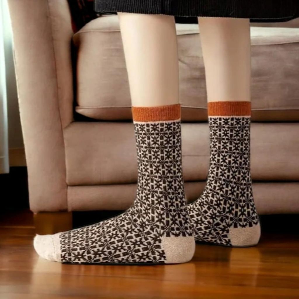 Sockscarving Pack of 5 Calf Length Socks, Derp Edition, Made With Durable & Breathable Cotton, Free Size, Suitable for all Season, Soft & Breathable, Daily Use