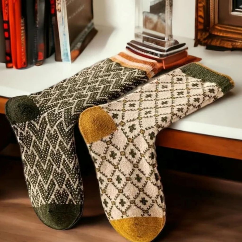 Sockscarving Pack of 5 Calf Length Socks, Derp Edition, Made With Durable & Breathable Cotton, Free Size, Suitable for all Season, Soft & Breathable, Daily Use