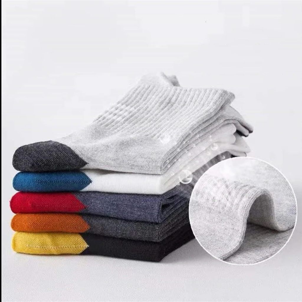 SOCKSCARVING Multicolour Cotton Doms Edition Socks for Unisex-Pack of 5, Age 20-45 Years, High Ankle