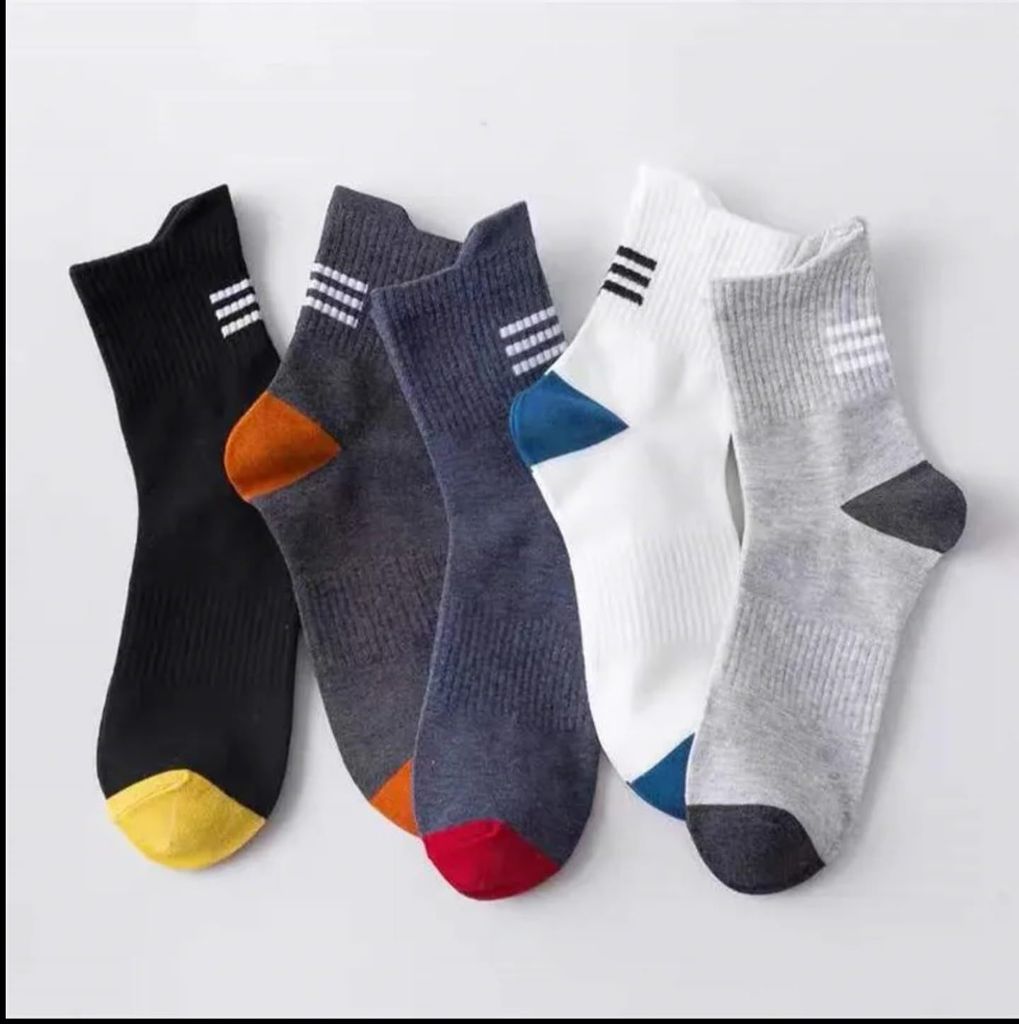 SOCKSCARVING Multicolour Cotton Doms Edition Socks for Unisex-Pack of 5, Age 20-45 Years, High Ankle