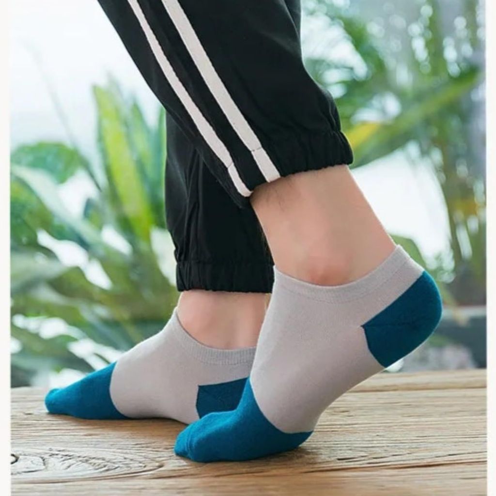 SOCKSCARVING Multicolour Favorite No-Show Edition Cotton Socks Pair of 5, Low Cut Ankle, Full Length, Free Size, Casual Design, For Men-Women