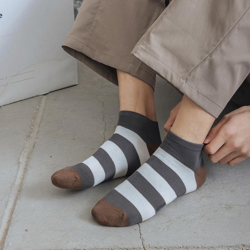 Socks Carving Pack of 5 Multicolour Unisex low cut ankle Socks, Made With Durable & Breathable Cotton, Free Size, Hawk Edition, Suitable for all Season, Soft & Breathable, Daily Use