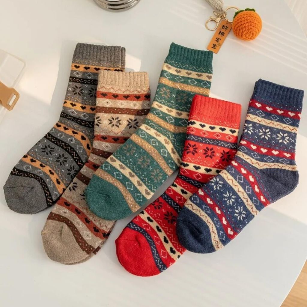 Sockscarving Pack of 5 Calf Length Socks, Kool Edition, Made With Durable & Breathable Cotton, Free Size, Suitable for all Season, Soft & Breathable, Daily Use