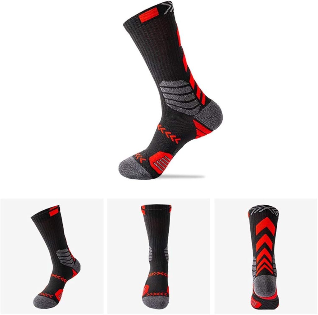 SOCKSCARVING Multicolour Cotton Level-Up Sports Edition Socks for Unisex Pack of 5, Age 20-45 Years, Knitted, Crew Ankle, Unisex-Men-Women