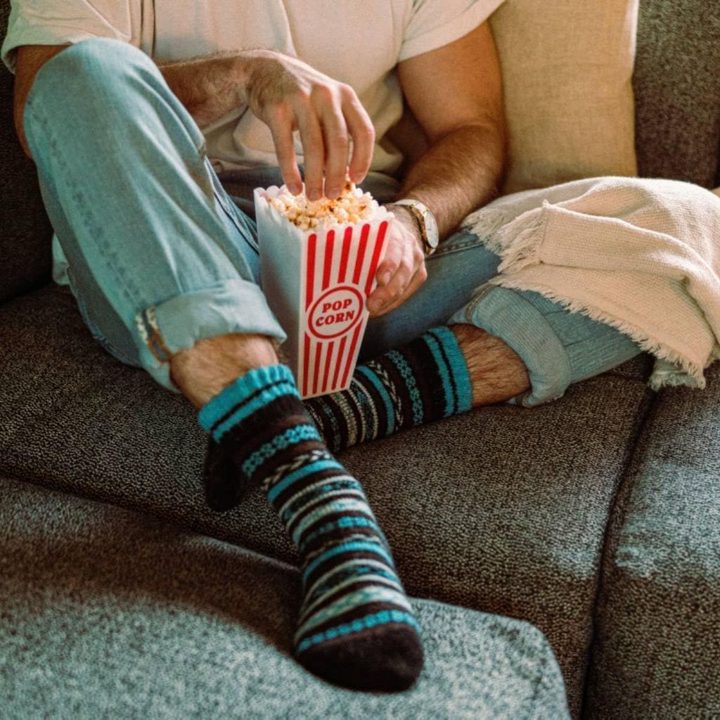 Sockscarving Pack of 5 Calf Length Socks, Multicolor Edition, Made With Durable & Breathable Cotton, Free Size, Suitable for all Season, Soft & Breathable, Daily Use