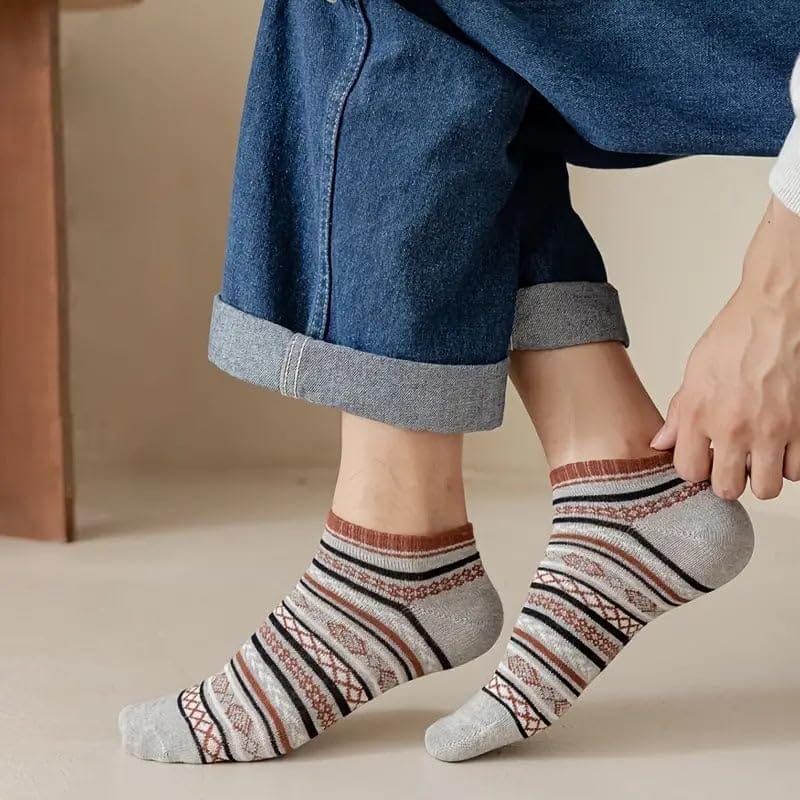 SOCKSCARVING Multicolour No Show Socks Edition Cotton Socks for Unisex - Pack of 5, No Show Edition Socks, Casual, Ankle Length, Unisex, Suitable for all Season & Occasion