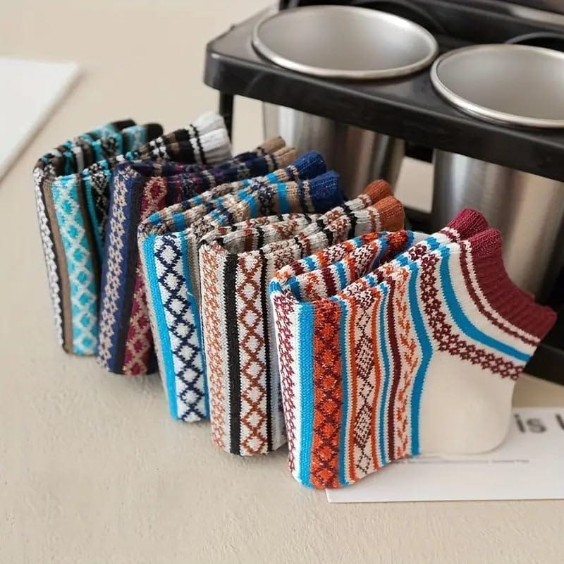 SOCKSCARVING Multicolour No Show Socks Edition Cotton Socks for Unisex - Pack of 5, No Show Edition Socks, Casual, Ankle Length, Unisex, Suitable for all Season & Occasion