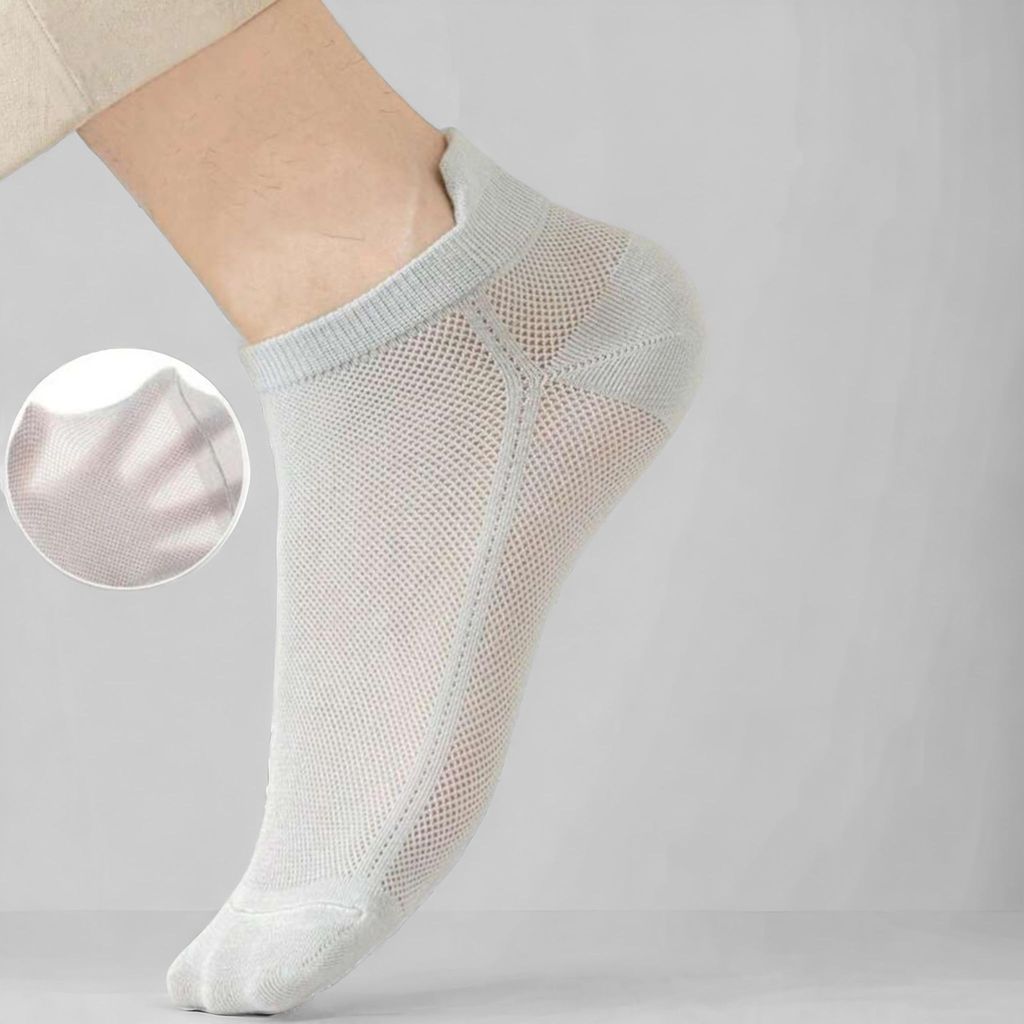 SOCKSCARVING Net Shot Edition Pack of 6 Multicolour Cotton Socks, Low Cut Socks, Suitable for all Occasion, Full Length, Odour Free &, 3X Softer than Regular Socks, For Men-Boys