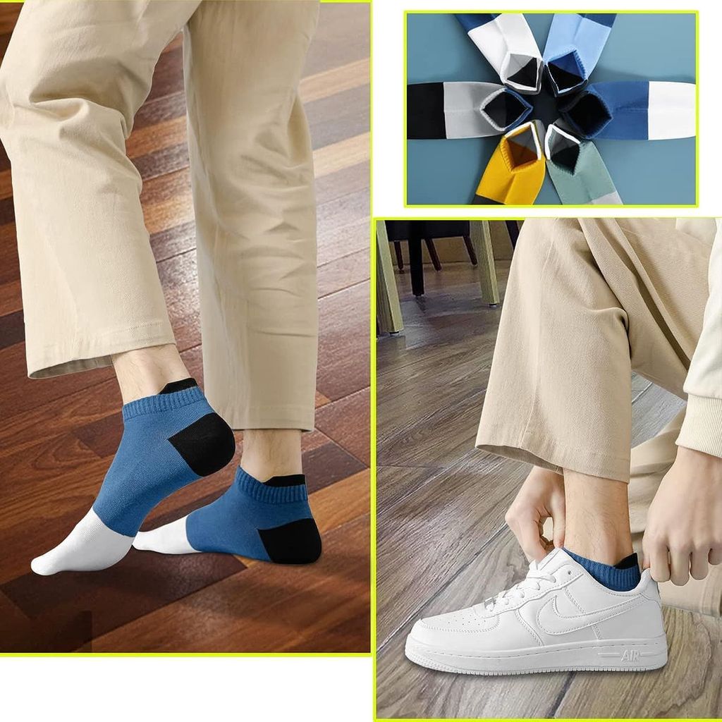 Sockscarving Pack of 6 Low Cut Ankle Socks, Supremacy Edition, Made With Durable & Breathable Cotton, Free Size, Suitable for all Season, Soft & Breathable, Daily Use