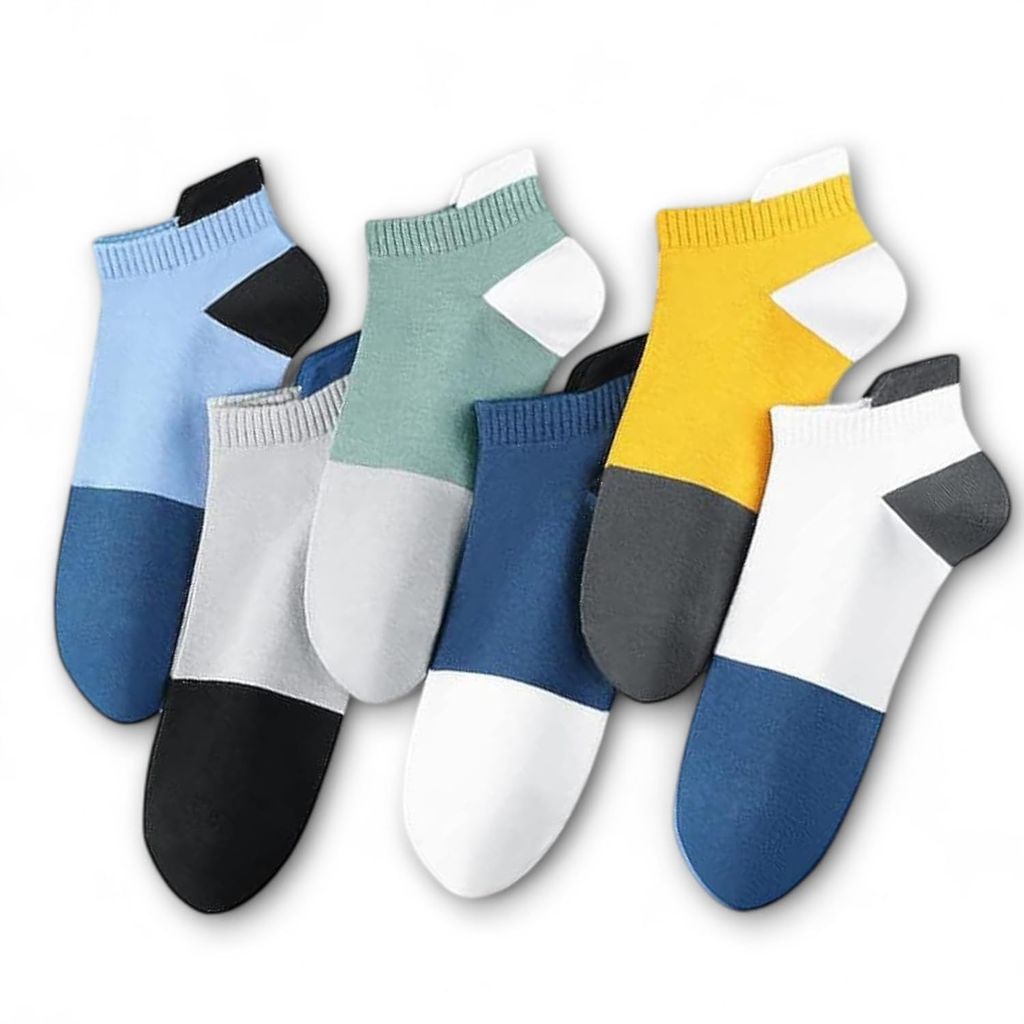 Sockscarving Pack of 6 Low Cut Ankle Socks, Supremacy Edition, Made With Durable & Breathable Cotton, Free Size, Suitable for all Season, Soft & Breathable, Daily Use