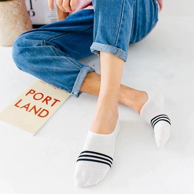 SOCKSCARVING Multicolour Cotton Soulmate Loafer Socks for Unisex - Pack of 5, Low Cut Ankle, Casual, Unisex-Men-Women