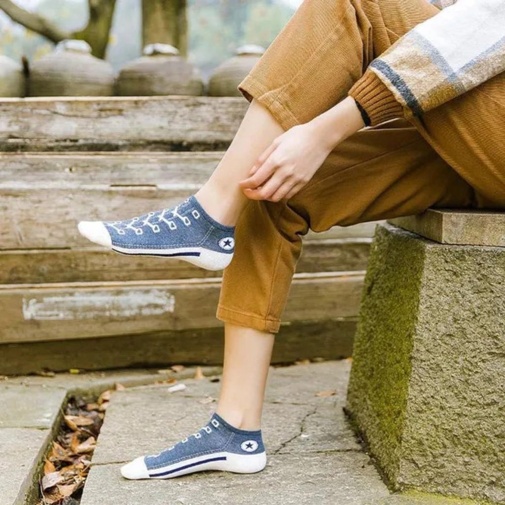 Socks Carving Pack of 5 Multicolour Unisex Ankle Length Socks, Made With Durable & Breathable Cotton, Free Size, Urban Shoe Edition, Suitable for all Season, Soft & Breathable, Daily Use