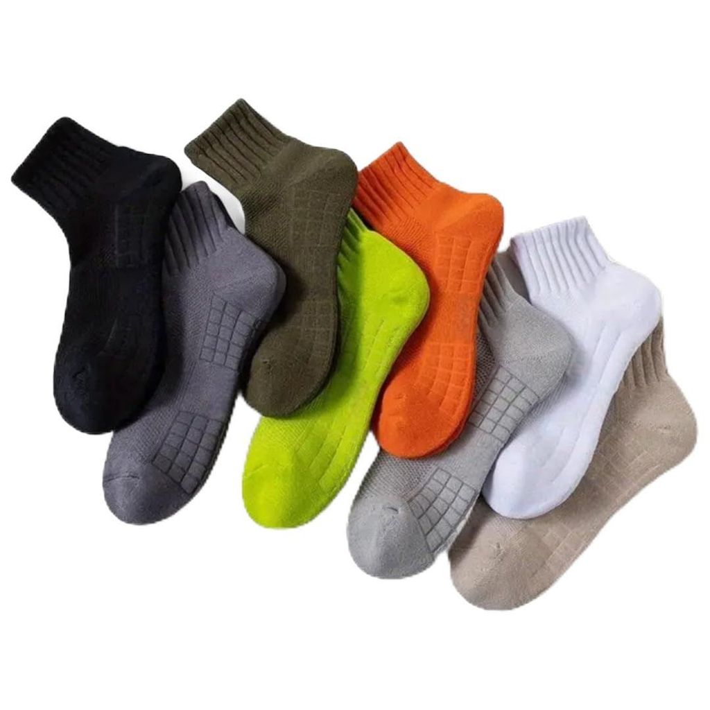 SOCKSCARVING Multicolour Viberant Edition Cotton Socks Pair of 8, Ankle Length, Free Size, Viberant Edition Socks, Casual Design, For Men-Women