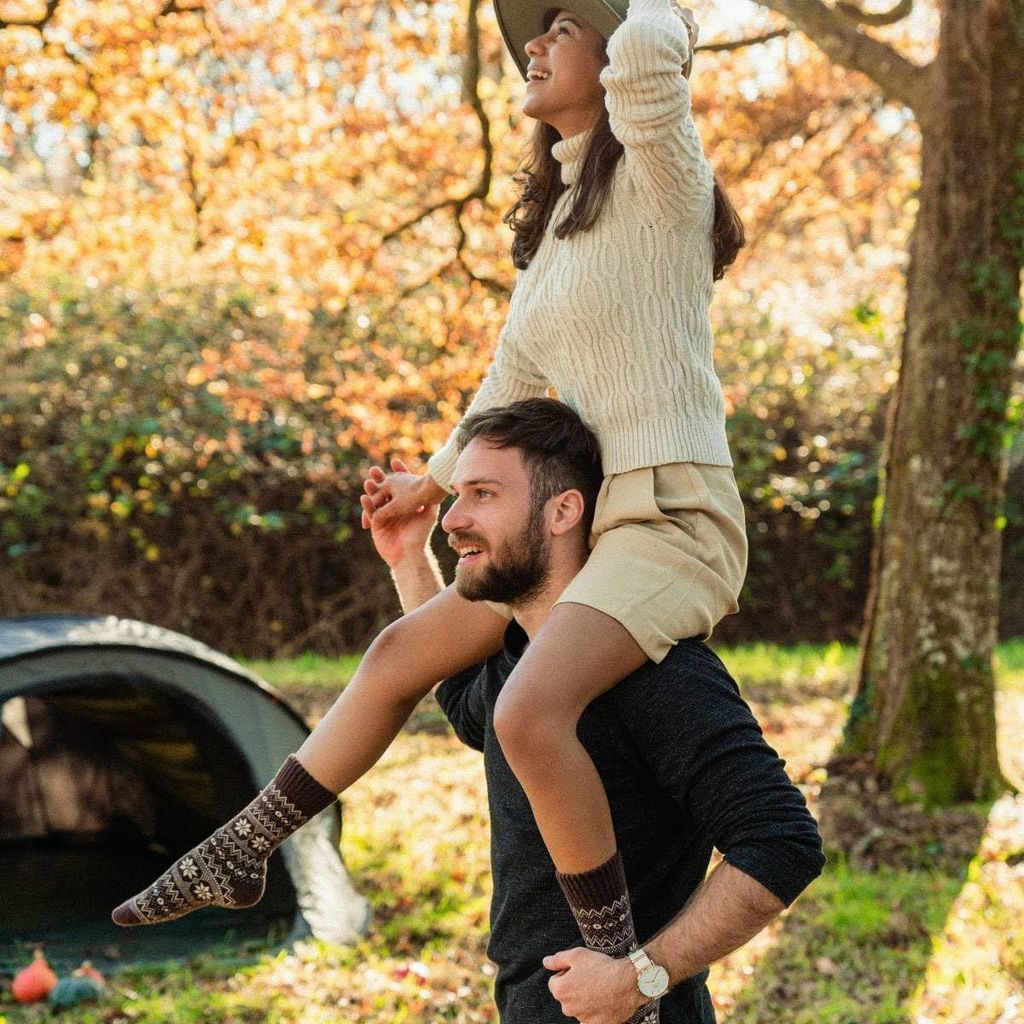 Sockscarving Pack of 5 Calf Length Socks, Warm Edition, Made With Durable & Breathable Cotton, Free Size, Suitable for all Season, Soft & Breathable, Daily Use