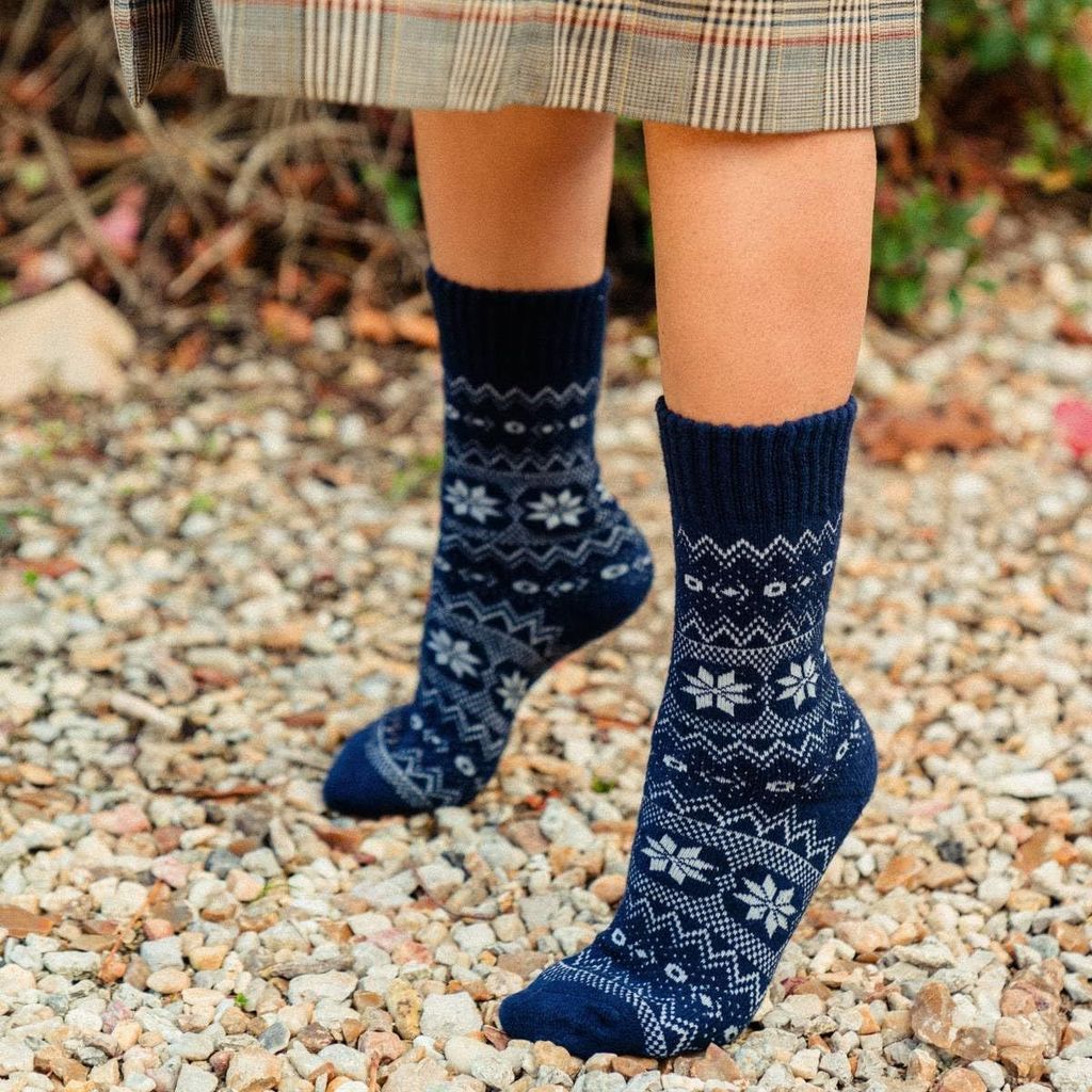 Sockscarving Pack of 5 Calf Length Socks, Warm Edition, Made With Durable & Breathable Cotton, Free Size, Suitable for all Season, Soft & Breathable, Daily Use