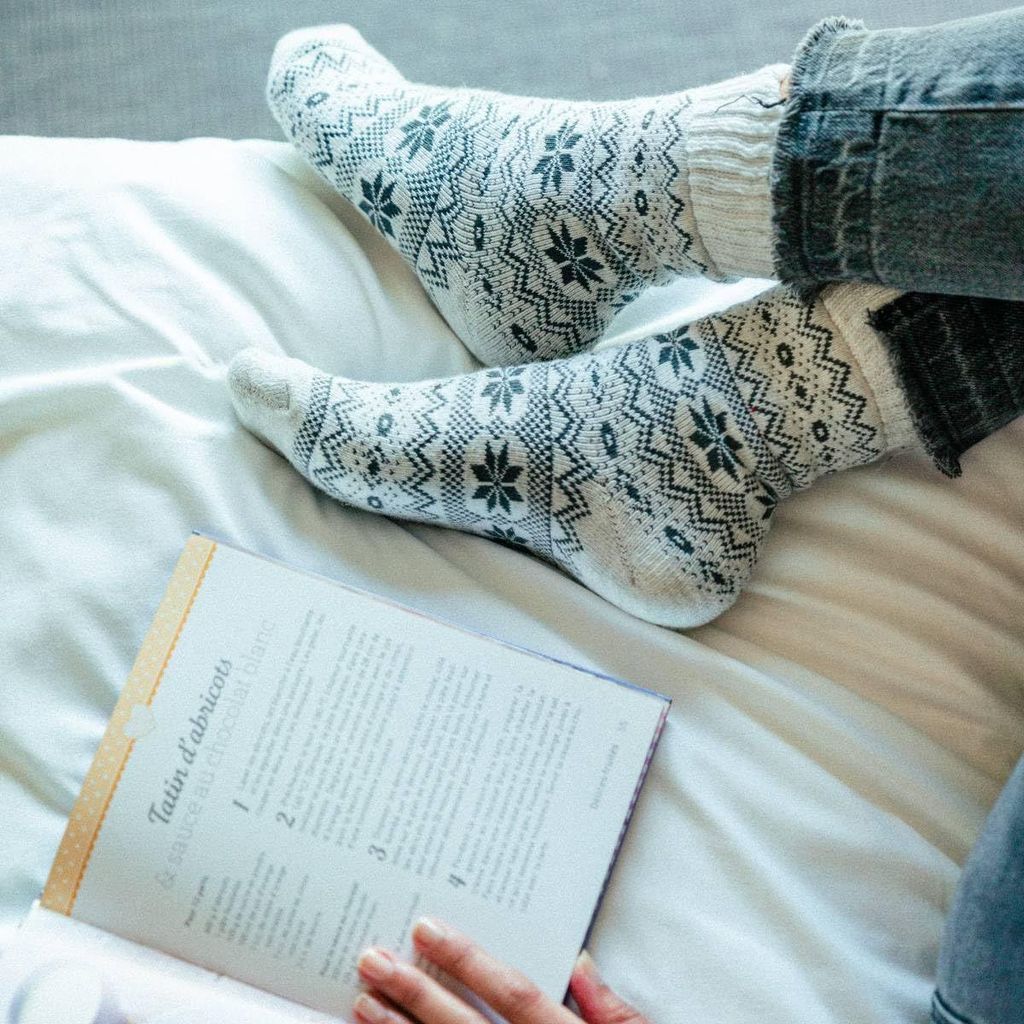 Sockscarving Pack of 5 Calf Length Socks, Warm Edition, Made With Durable & Breathable Cotton, Free Size, Suitable for all Season, Soft & Breathable, Daily Use