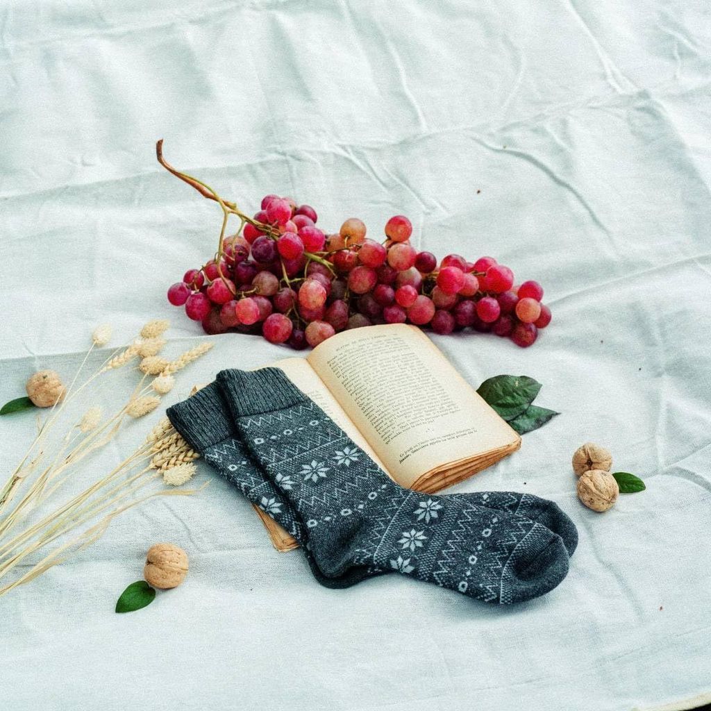 Sockscarving Pack of 5 Calf Length Socks, Warm Edition, Made With Durable & Breathable Cotton, Free Size, Suitable for all Season, Soft & Breathable, Daily Use