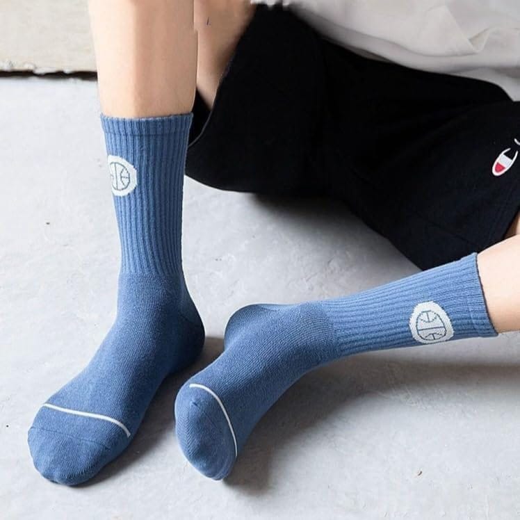 Sockscarving Men's 5 Pairs Printed Cotton Calf Length Socks Multicolor, Pack of 5, Free Size, Zone-Up Edition