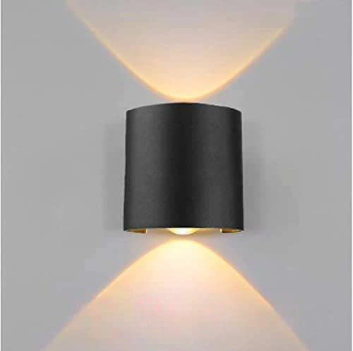 DAYBETTER� 2W U Shape IP65 Waterproof Outdoor Wall Lights,Up and Down LED Porch Lights, Outdoor Wall Lamp Suitable for Garden & Patio Lights,Elevationl Light(Warm White)-Pack of 1