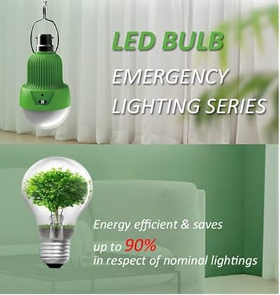 DAYBETTER� 15 Watt Inverter Rechargeable Emergency Bulb LED Bulb Extra Bright Light AC / DC for Home, Long Battery Life Upto 4 H | VD-C-11