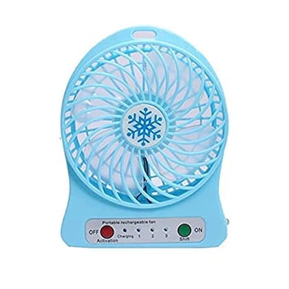 DAYBETTER� Portable Mini USB Pocket Fan 3-Level Speed Adjustable Electric Cooling Desktop Fan with Rechargeable Battery