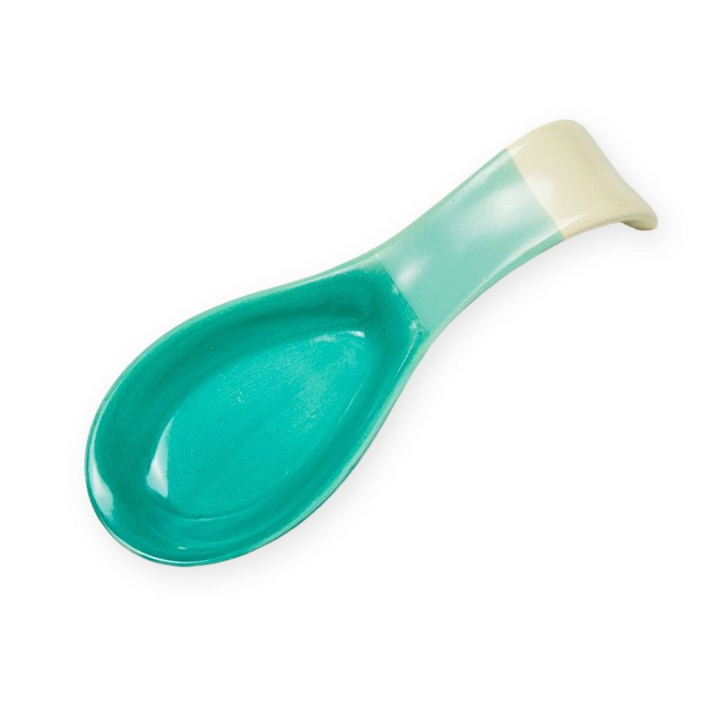 Ceramic Dining Ceramic Green Spoon Rest Holder