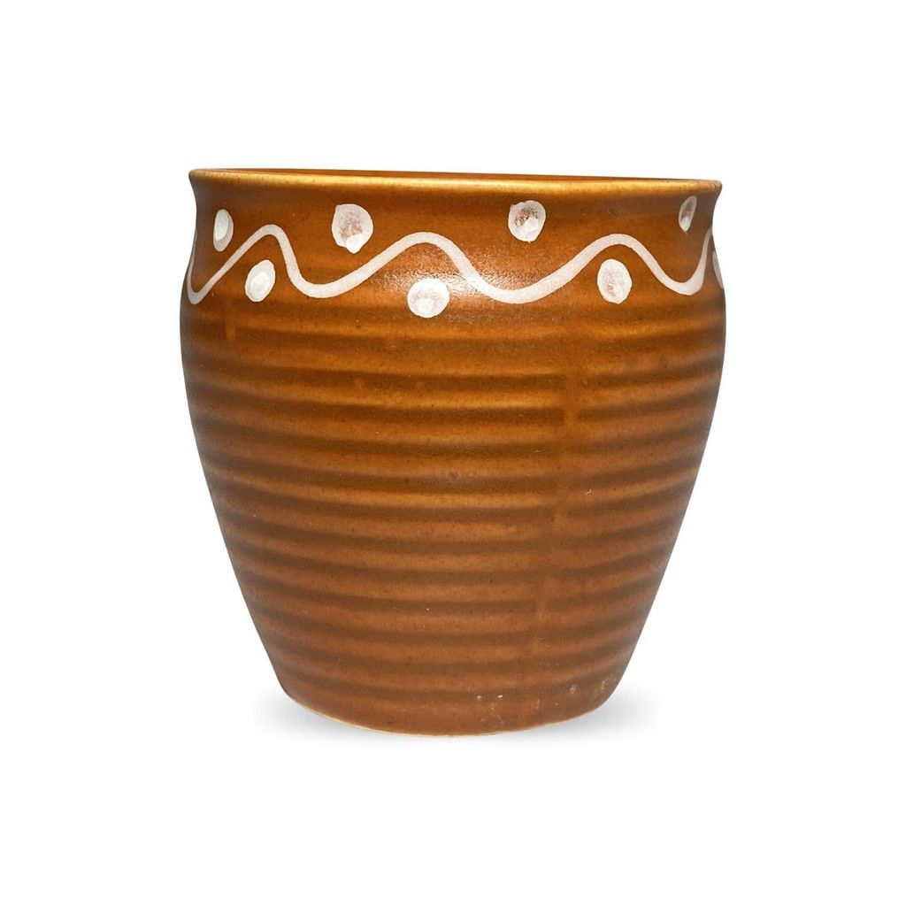 Ceramic Dining Terracotta Earthy Orange Kullads Set of 6