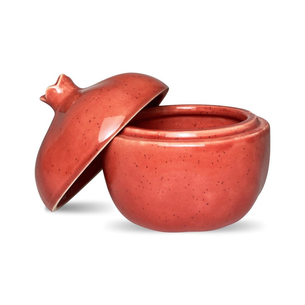 Ceramic Dining Red Pomegranate Ceramic Jar