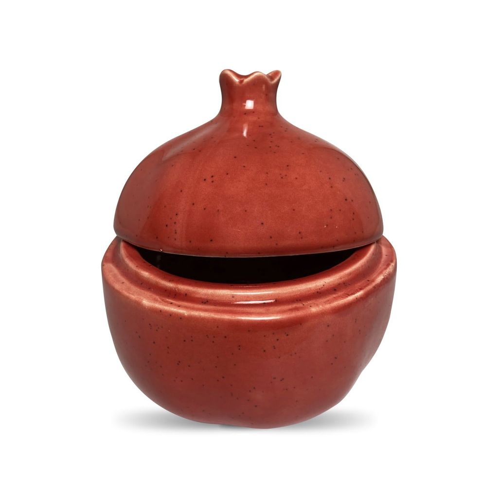Ceramic Dining Red Pomegranate Ceramic Jar
