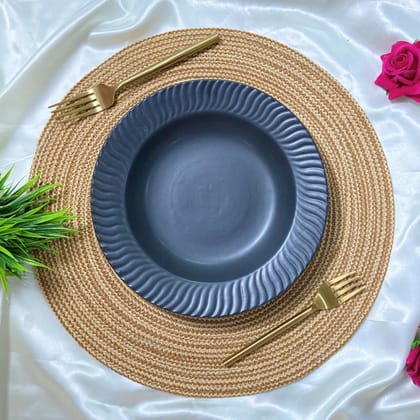 Ceramic Dining Matte Black Ceramic Deep Pasta Plate Ceramic Dining Matte Black Ceramic Deep Pasta Plate