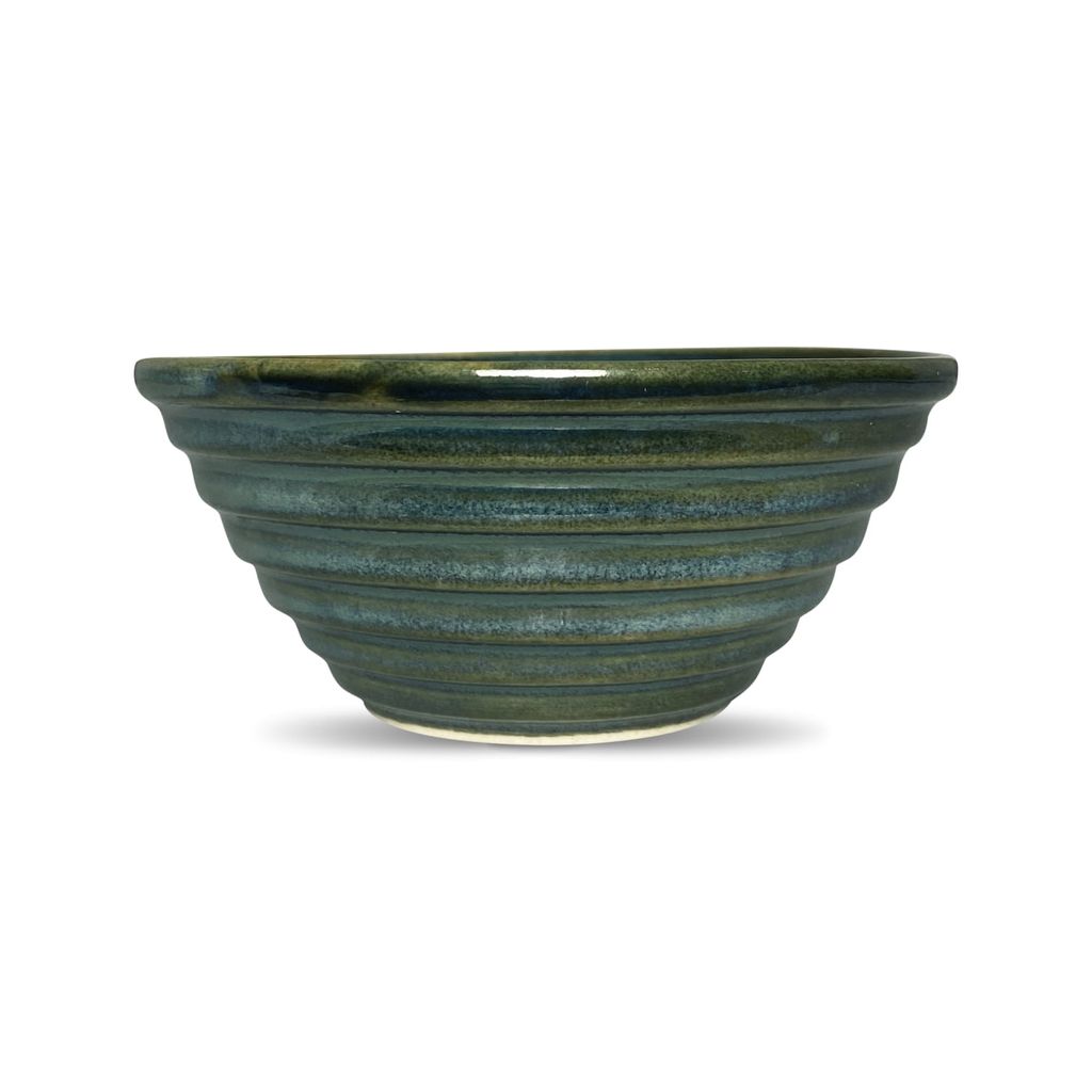 Ceramic Dining Emerald Green Designer Ceramic Dinner Bowls Set of 4
