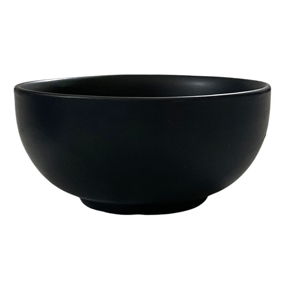 Ceramic Dining Matte Black Ceramic Bowls Katoris Set of 6